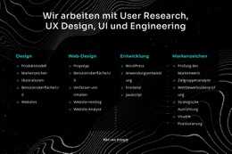 Mehrzweck-Website-Design Für Wir Arbeiten Mit Nutzerforschung