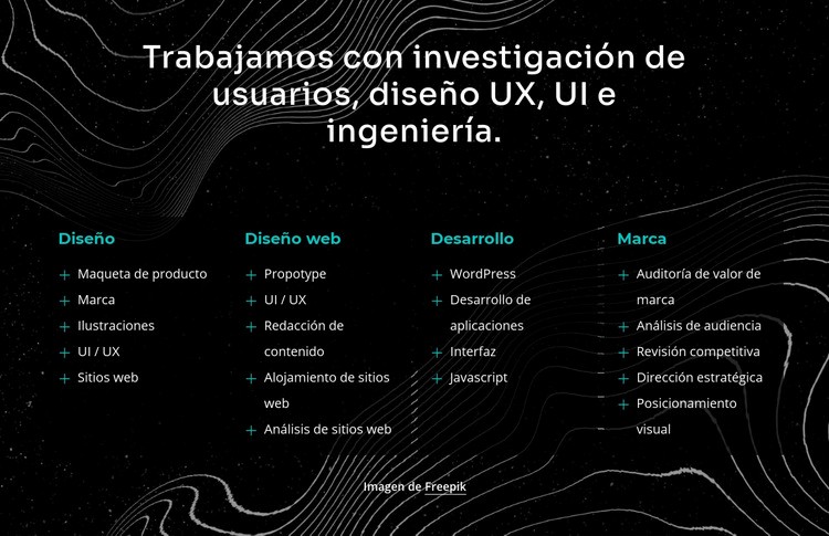 Trabajamos con la investigación de usuarios Diseño de páginas web