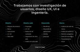 Impresionante Plantilla HTML5 Para Trabajamos Con La Investigación De Usuarios