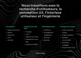 Nous Travaillons Avec La Recherche D'Utilisateurs - Modèle Professionnel Personnalisable D'Une Page