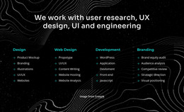 Awesome HTML5 Template For We Work With User Research