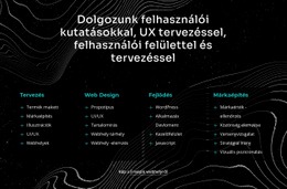 Felhasználói Kutatással Dolgozunk - HTML Sablon Kód