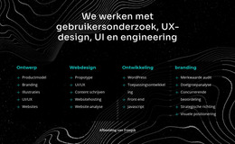 We Werken Met Gebruikersonderzoek - HTML-Sjablooncode