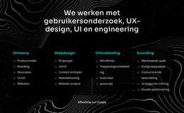 We Werken Met Gebruikersonderzoek - Professionele Websitesjabloon