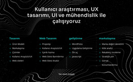 Kullanıcı Araştırması Ile Çalışıyoruz - HTML Şablon Kodu