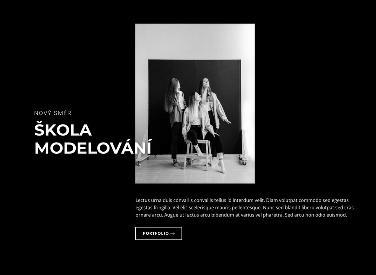 Modelářská škola Šablona CSS