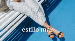 Estilo Mar: Inspiración Para La Página De Destino