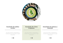 Comidas Saludables - Tema Responsivo De WordPress