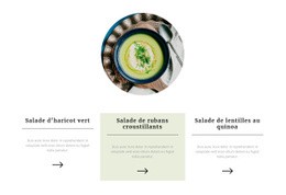 Repas Sains - Outil De Création De Sites Web