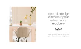 Organisation De L'Espace Modèle De Page De Destination