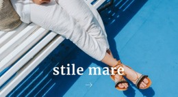 Stile Mare Sito Web Di E-Commerce