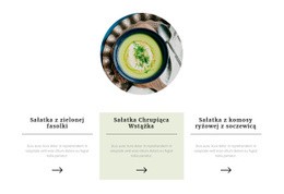 Zdrowe Posiłki - Projekt Strony Internetowej Do Bezpłatnego Pobrania