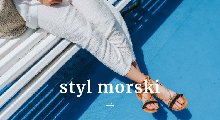 Styl morski Szablon HTML5