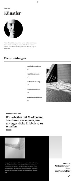 Über Kooperationen - Kostenlose Vorlage