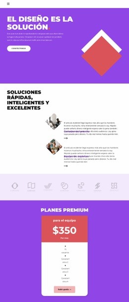 El Diseño Ayuda A Vender: Plantilla HTML5 Profesional Personalizable