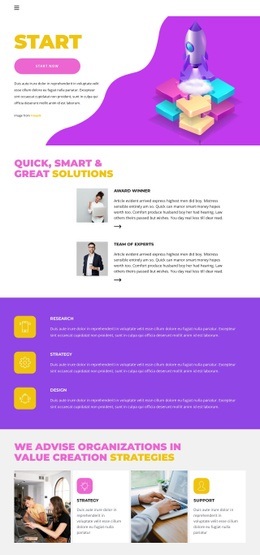 Get Started With An Expert - Modern Html Code