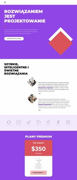 Projekt Pomaga Sprzedawać - Konfigurowalny Profesjonalny Szablon HTML5