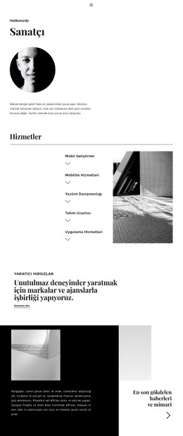 İşbirlikleri Hakkında E-Ticaret Web Sitesi