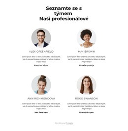 Seznamte Se S Kreativním Týmem – Vytvářejte Krásné Šablony