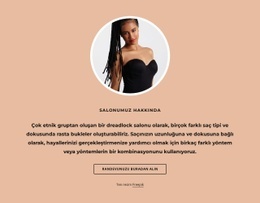 Dreadlock Salonu Hakkında - HTML Web Page Builder