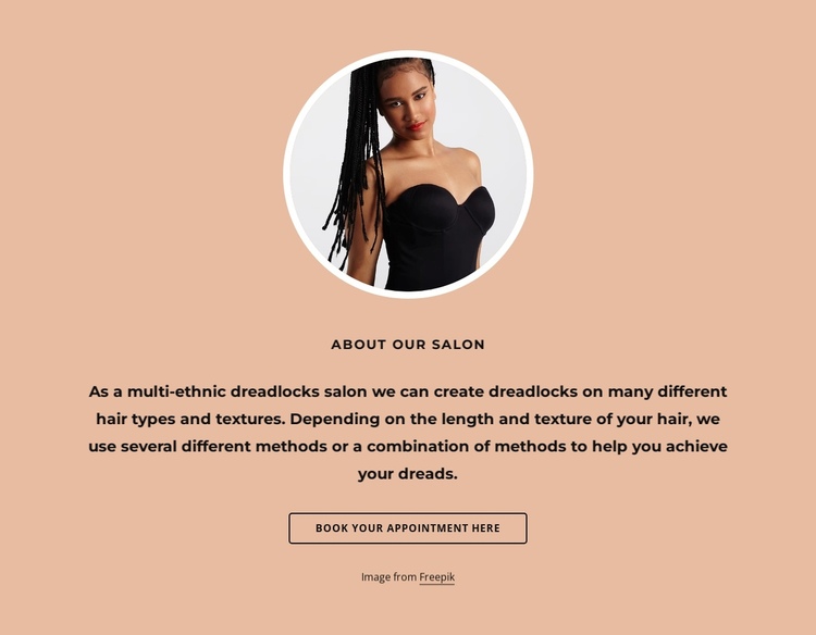 About dreadlock salon Website Builder Software