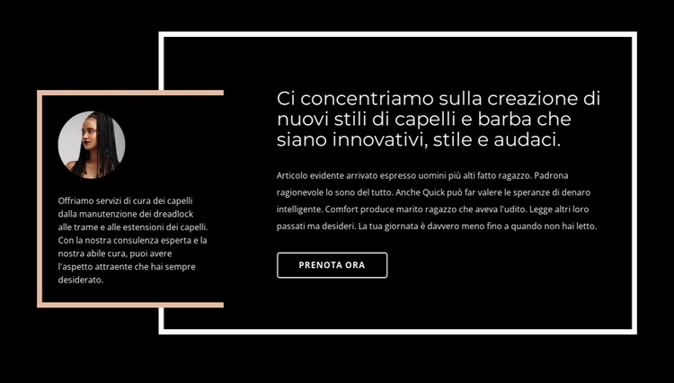 Testi con righe Costruttore di siti web HTML