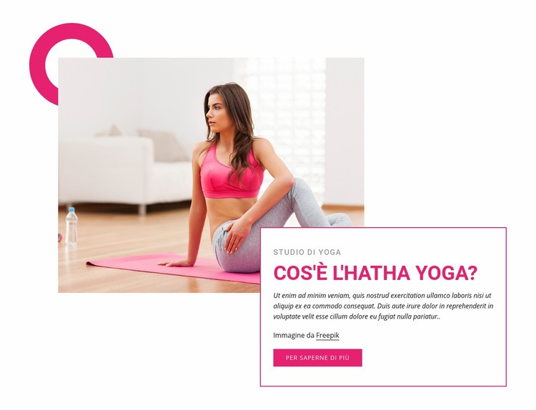 Cos'è l'hatha yoga? Costruttore di siti web HTML