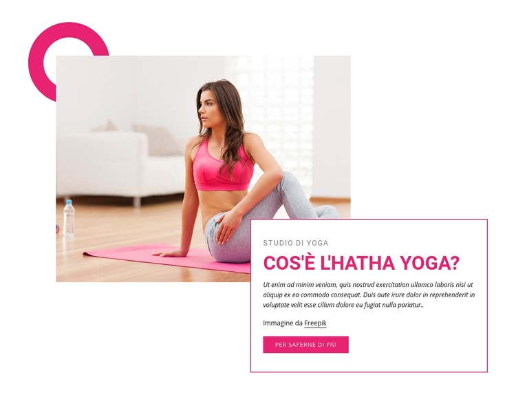 Cos'è l'hatha yoga? Modello CSS