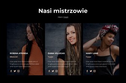 Mistrzowie Salonów Piękności - Szablon Strony HTML