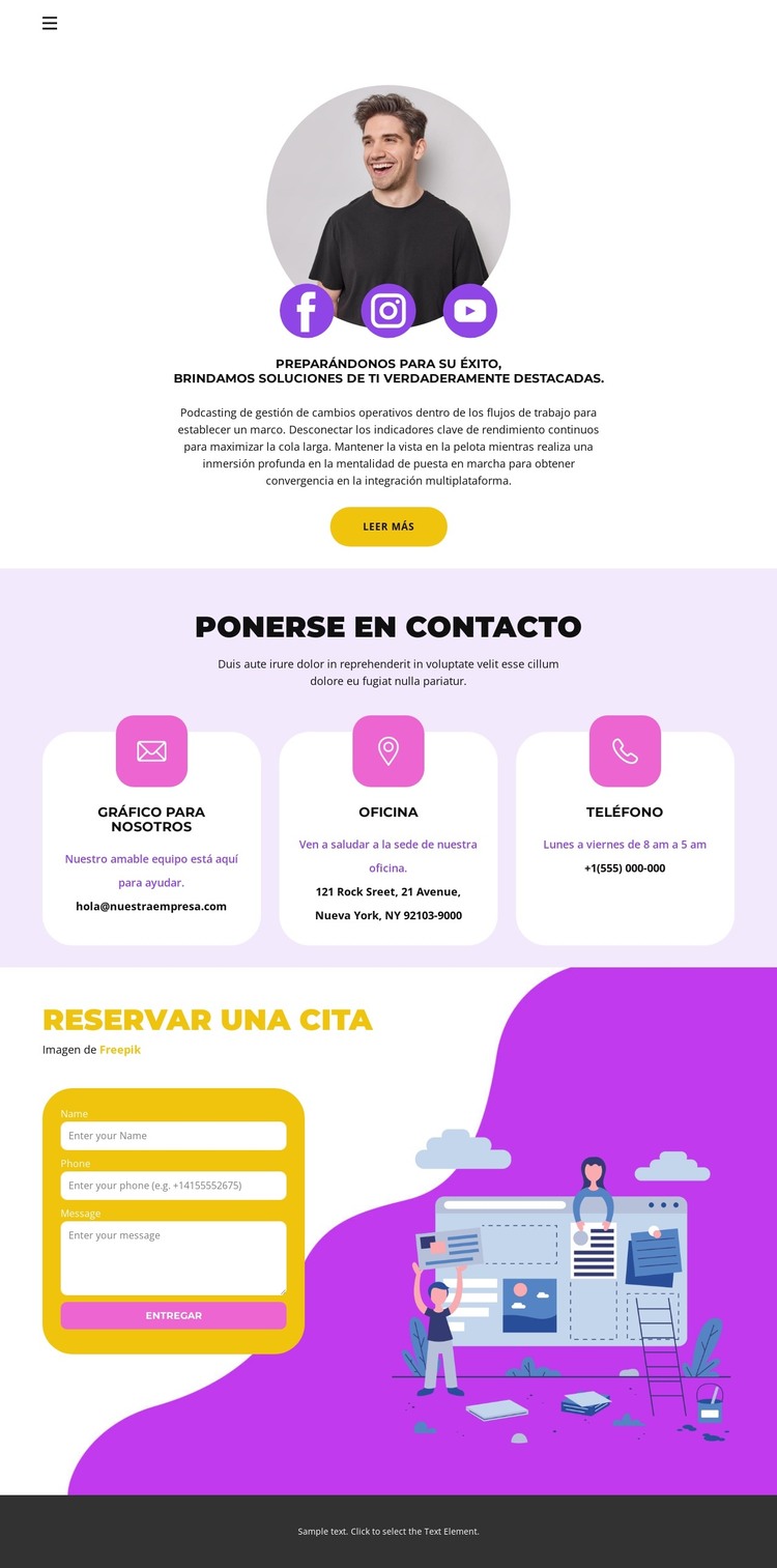 Asegúrate de elegir Plantilla HTML