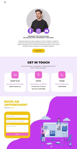 Make Sure You Choose - Responsive One Page Template