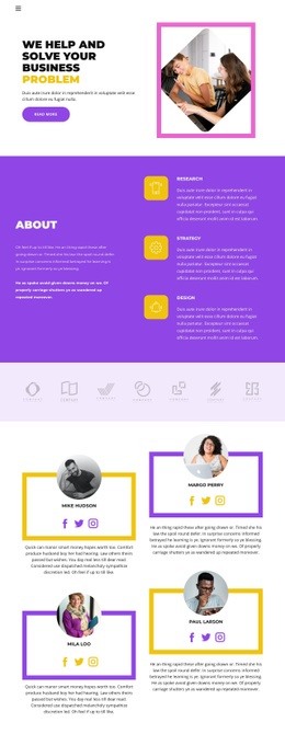Specify What You Need - HTML Web Template