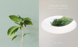 Fantastico Design Del Sito Web Per Atelier Eco Green