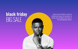 Black Friday Big Sale Clean And Minimal Template