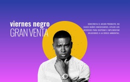 Gran Venta De Viernes Negro - Plantilla HTML5