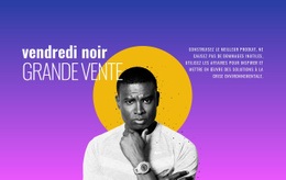 Grande Vente Du Vendredi Noir - Modèle HTML5