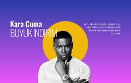 Kara Cuma Büyük Indirim - HTML5 Şablonu