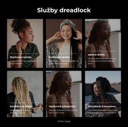 Služby Salonu Dreadlock – Online Šablony