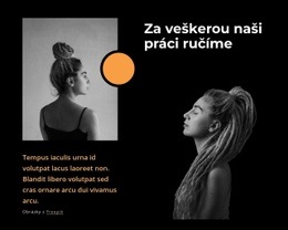 Sloupec Šablony Mřížky CSS Pro Multietnický Salon Dredů