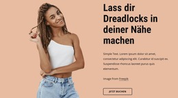 Sorgfältig Ausgearbeitete Dreadlock-Methoden - Joomla-Vorlage Für Jedes Gerät