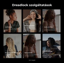 Rasta Szalon Szolgáltatásai - Webhelysablon Ingyenes Letöltése