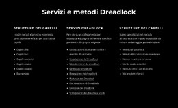 Servizi E Metodi Di Dreadlocks - Semplice Costruttore Di Siti Web