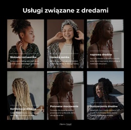 Usługi Salonu Dredów - Szablony Online
