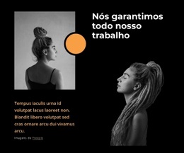 Salão De Dreadlocks Multiétnico - Modelo HTML5 Para Download Gratuito