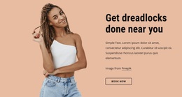 Carefully Crafting Dreadlock Methods - Responsive Homepage Design