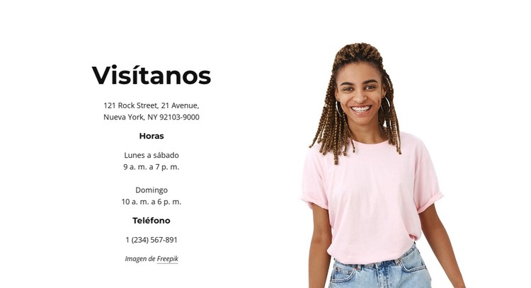 Visita el salón de rastas Plantilla HTML