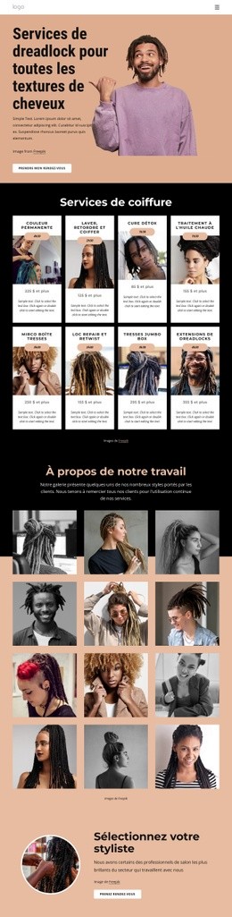 Conception De Site Web Pour Nous Nous Spécialisons Dans Les Styles Frais Et Diversifiés