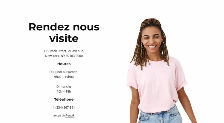 Visitez le salon des dreadlocks Modèles de constructeur de sites Web