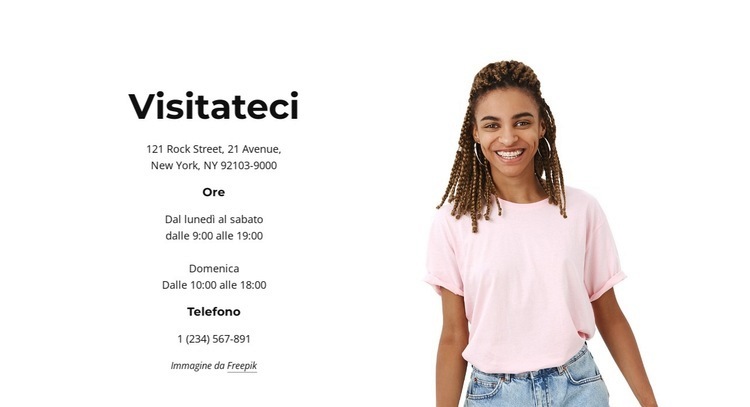 Visita il salone dei dreadlocks Progettazione di siti web