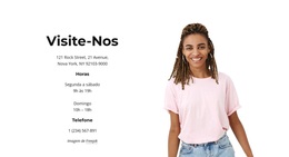 Visite O Salão De Dreadlocks - Tema WordPress Profissional Personalizável